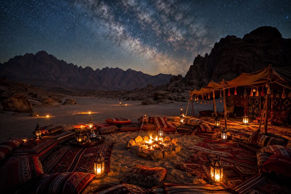 Cena beduina sotto le stelle